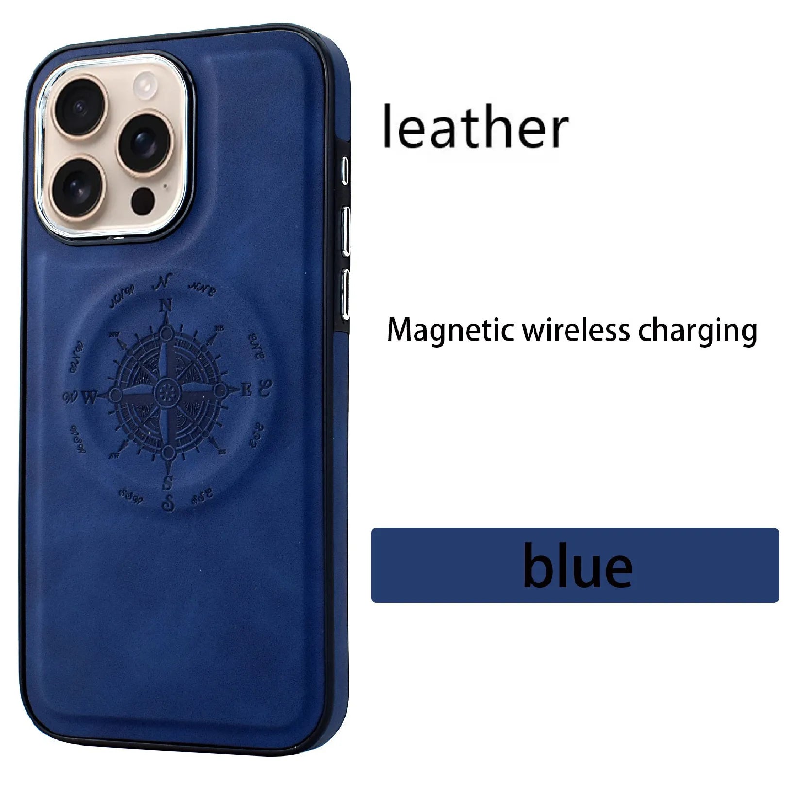 Nautical Compass Magnetic Case For iPhone