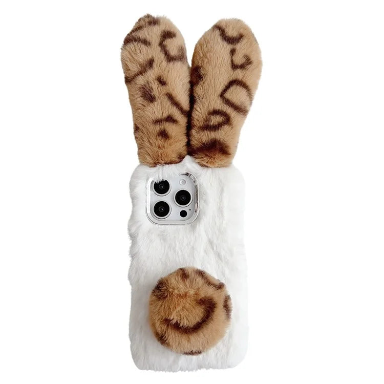 Bunny Ears Fluffy Furry Case For iPhone