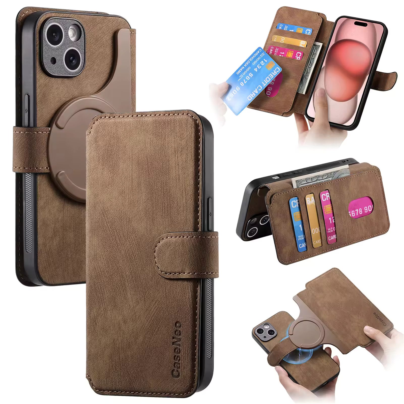 Detachable Flip Case For iPhone