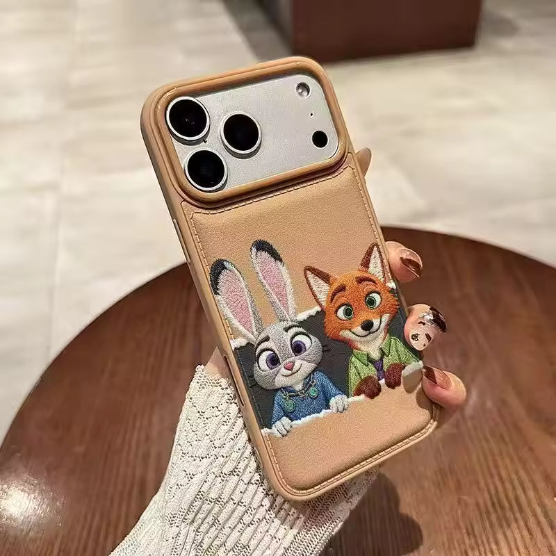 Zootopia Embroidered iPhone Case