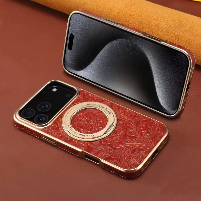 Pattern Leather Case For iPhone