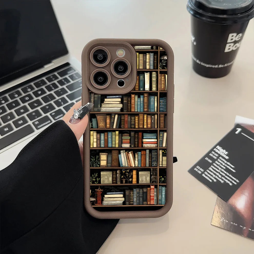 Bookshelf Art Case For iPhone