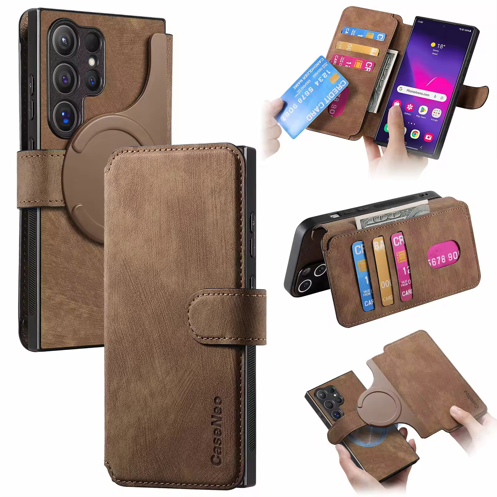 Detachable Flip Case For Samsung