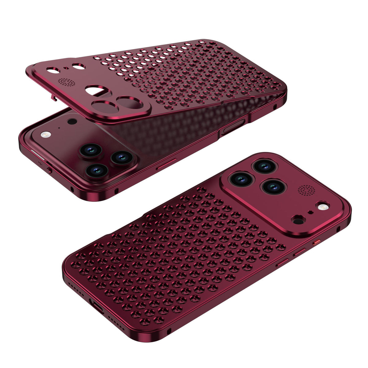 Pop-Up Aluminum Alloy Heat Dissipation Case for iPhone