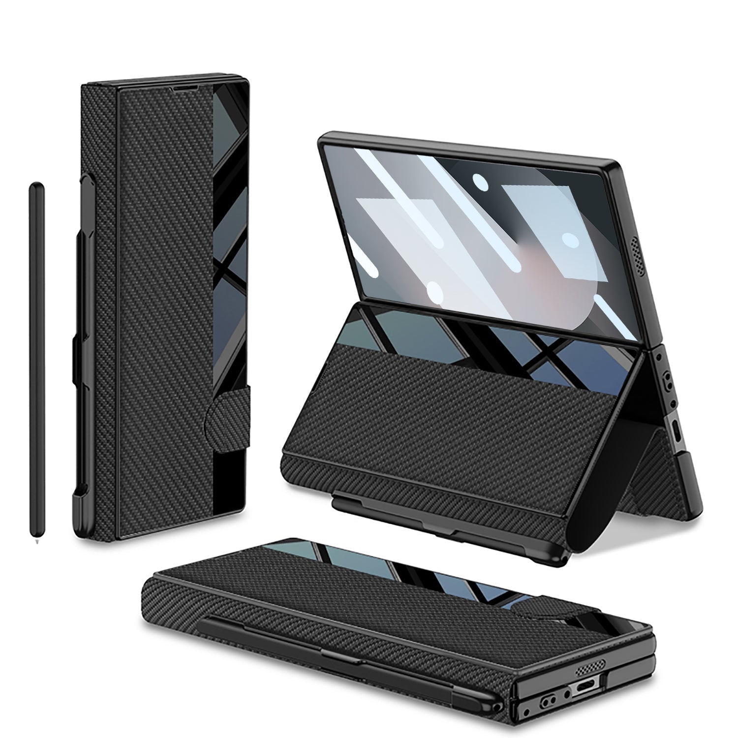 GlassFlip Case For Samsung Fold