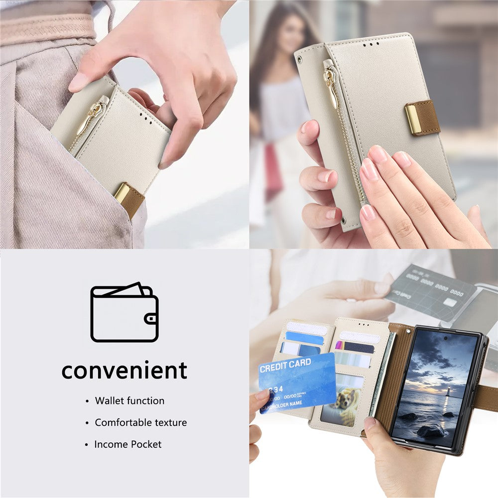 All-in-One Folio Leather Phone Case for iPhone Duo