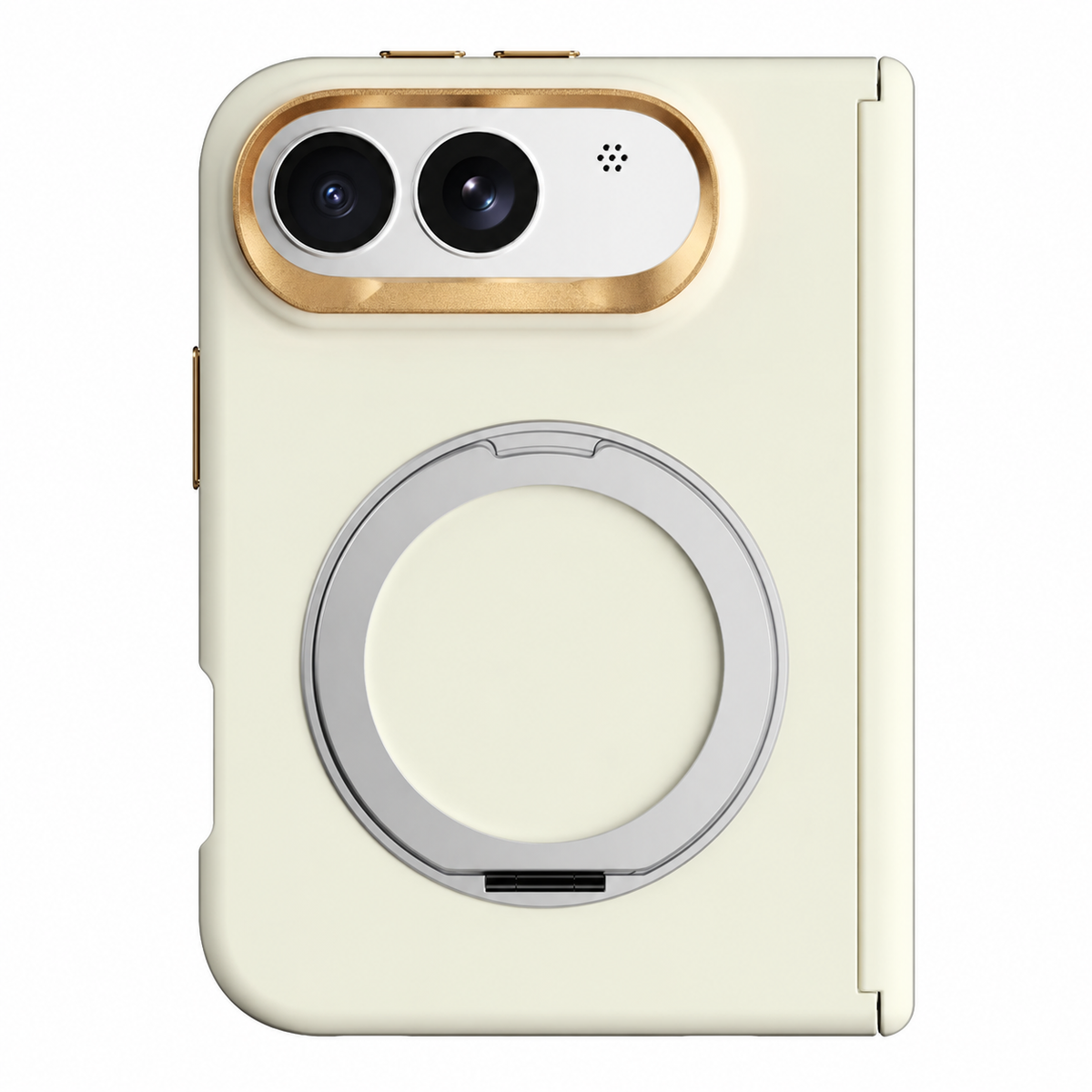 Matte Finish Magnetic Rotating Ring Stand Case for iPhone Duo