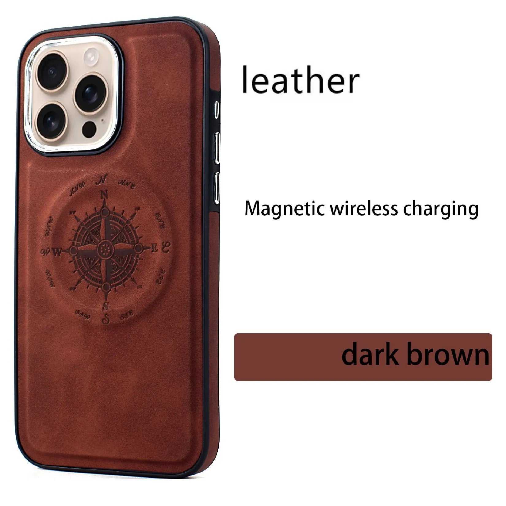 Nautical Compass Magnetic Case For iPhone