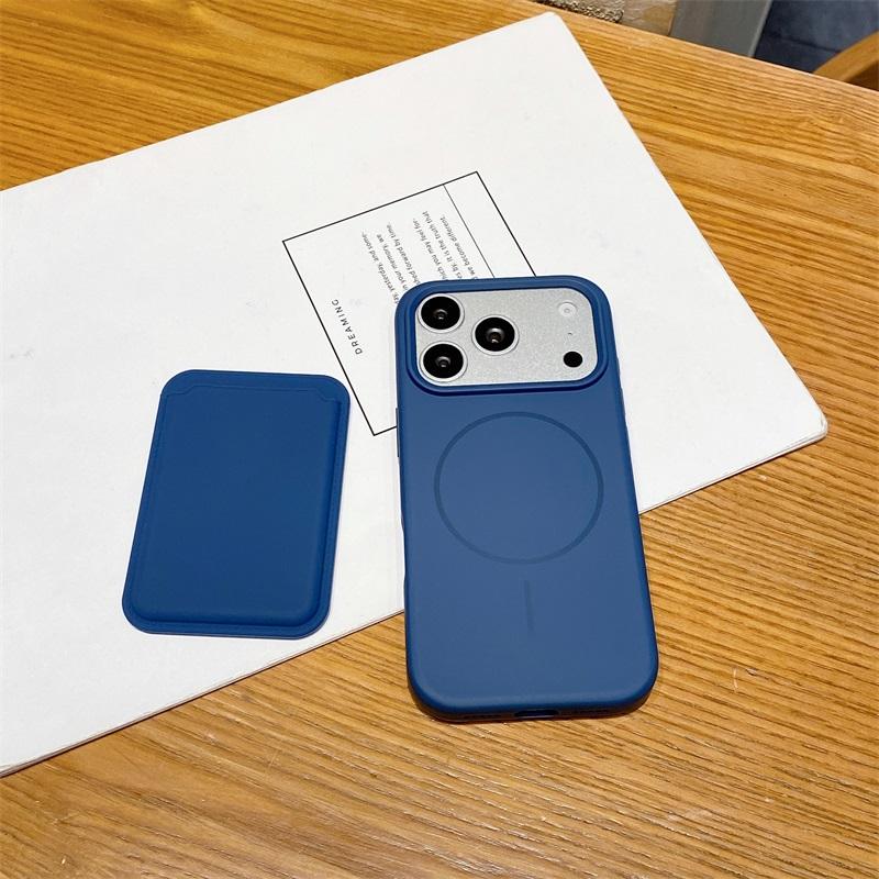 Magnetic PU Case With Detachable Card Holder for iPhone