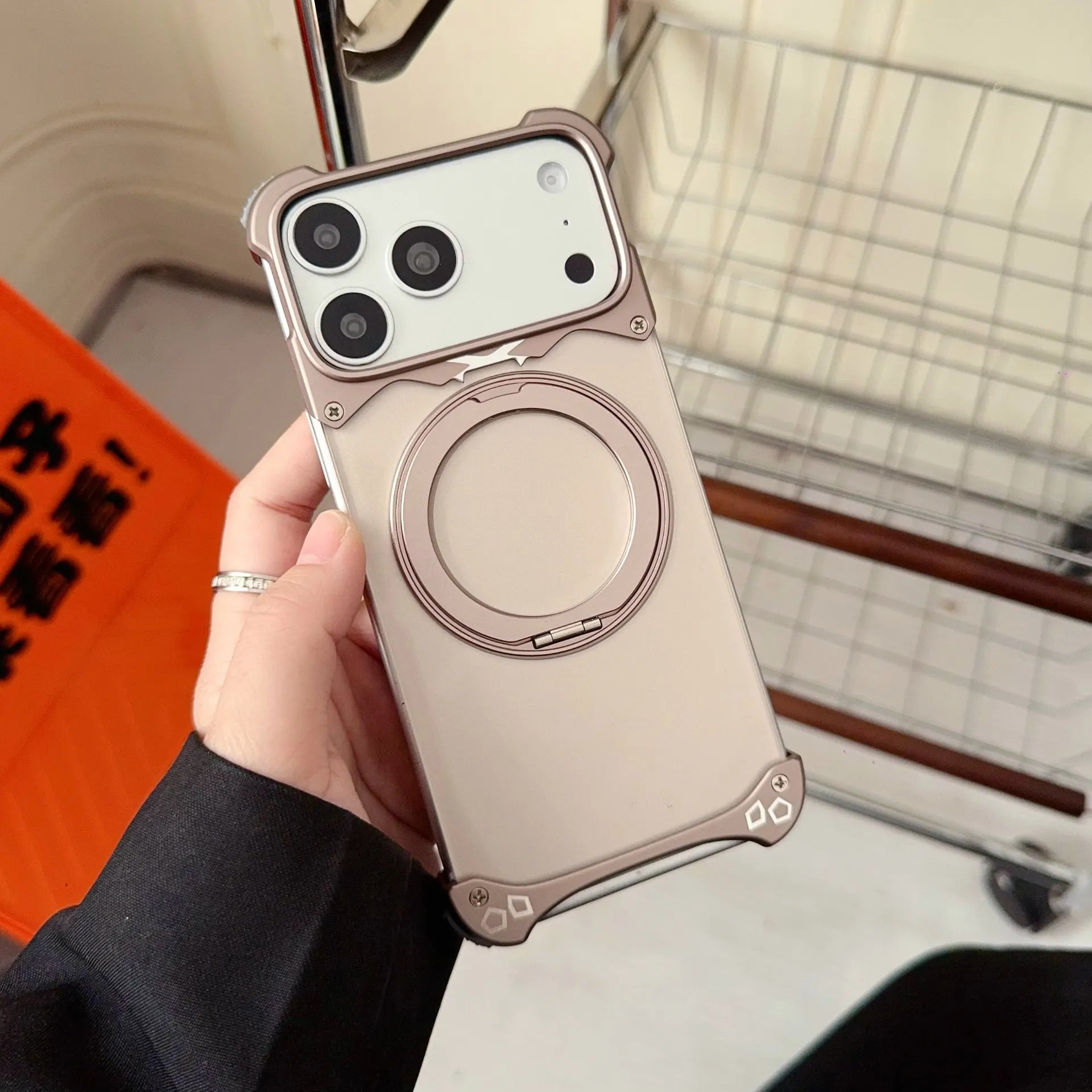 Ghost Metal Case For iPhone