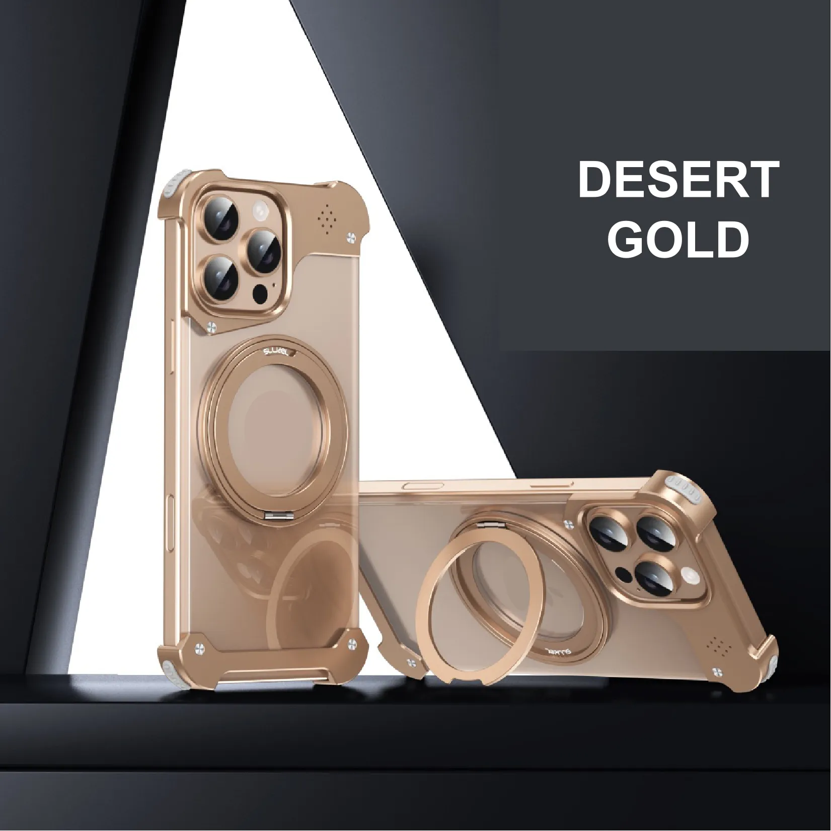 Aroma Transparent Metal Case For iPhone