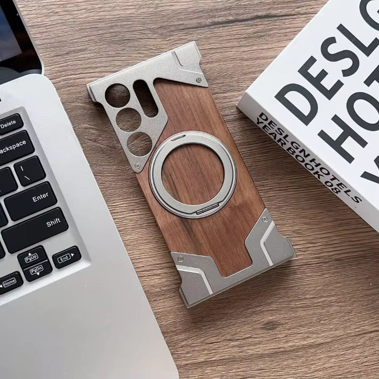 Metal + Wood Samsung Case
