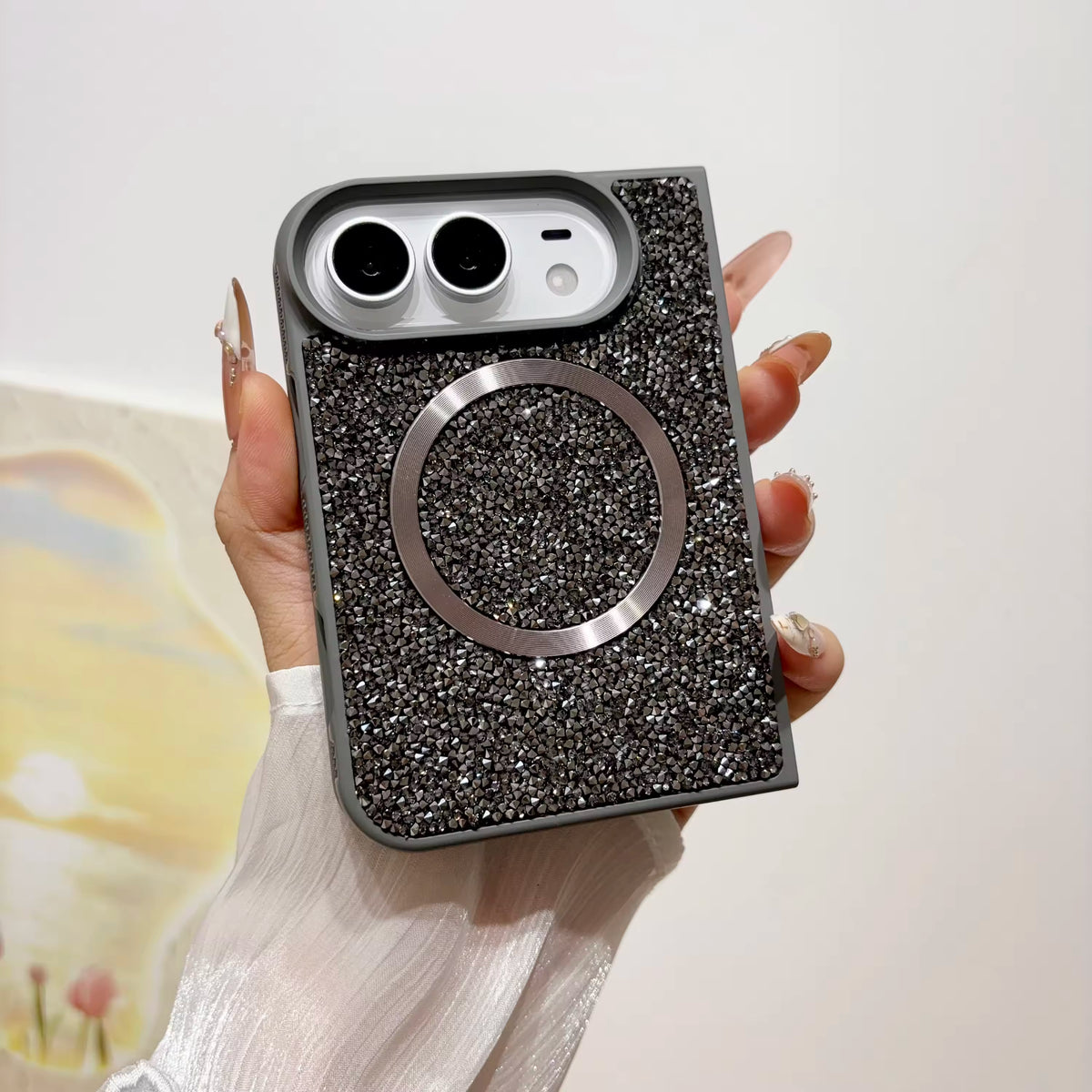Glitter Diamond Hard Phone Case for iPhone Duo