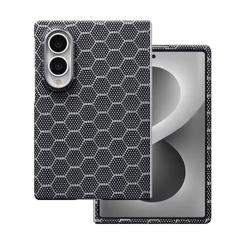Colour Magnetic Carbon Fiber Case For Samsung Fold