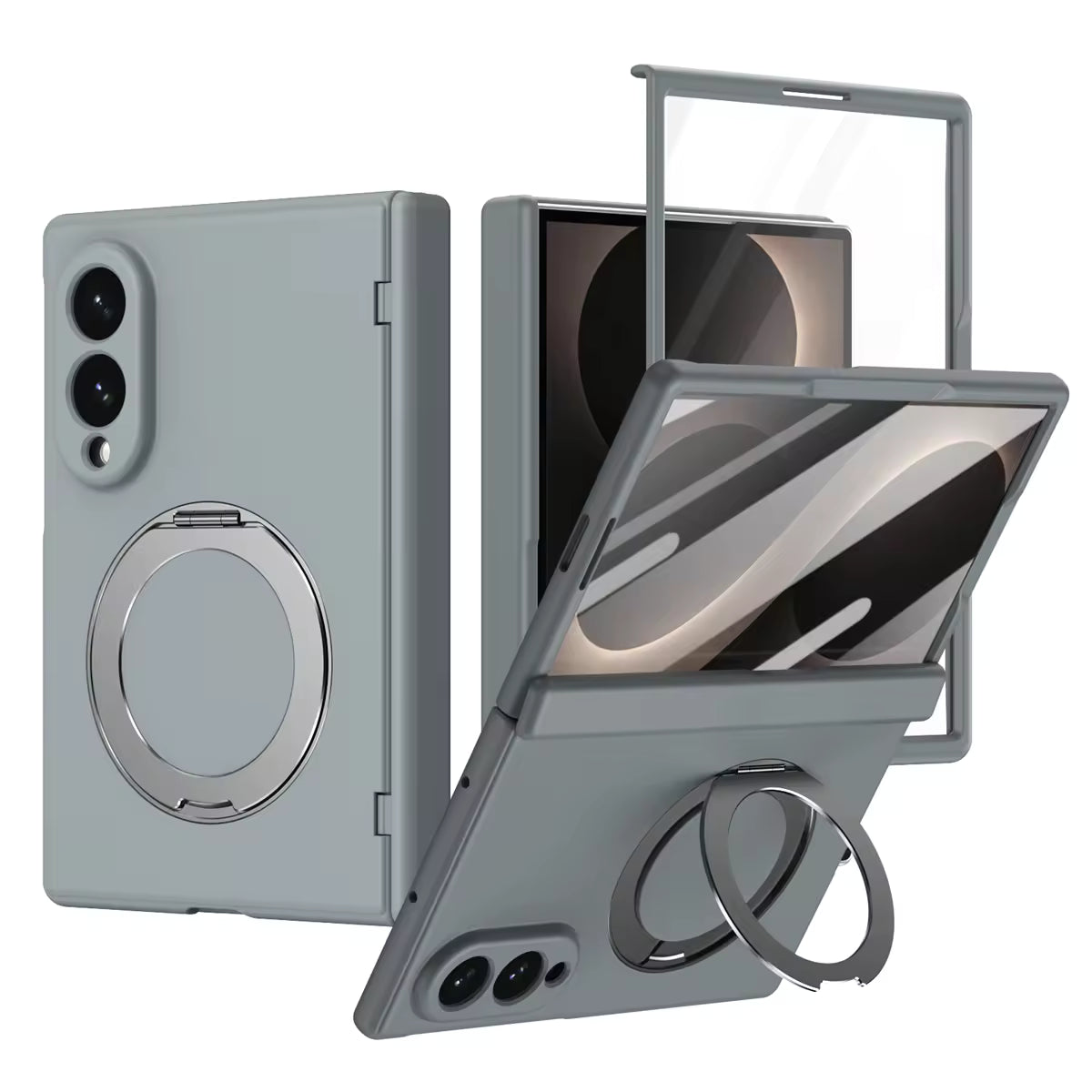 Color PC With Stand Case For iPhone