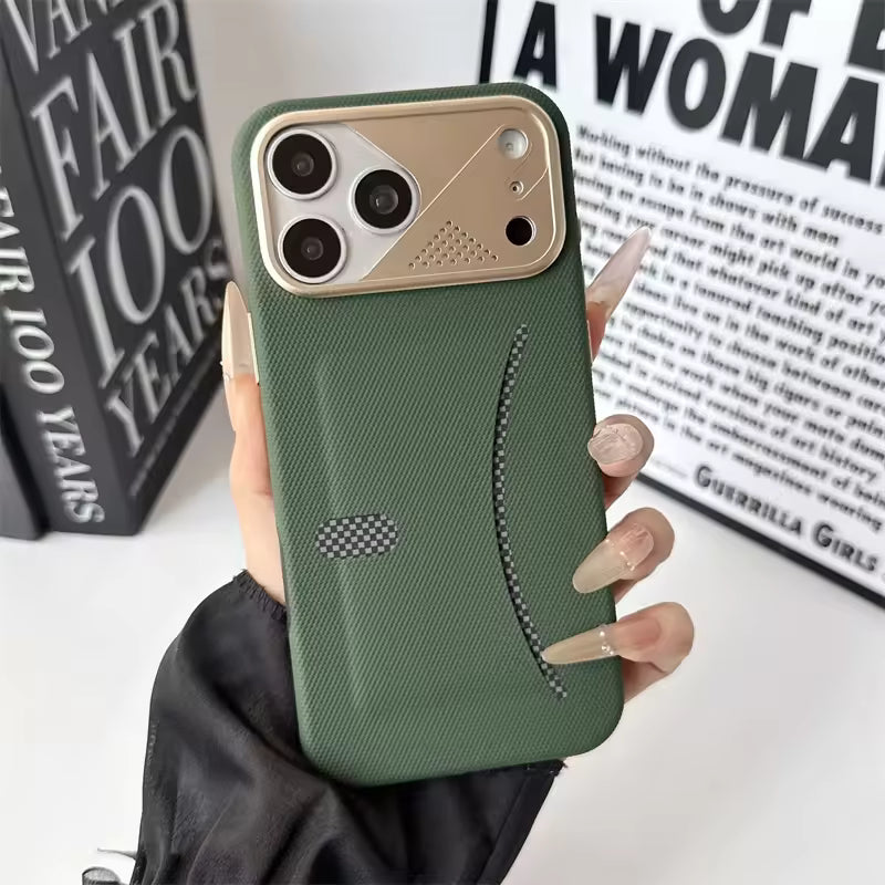 Texture Card Slots Holder Protective Case for iPhone