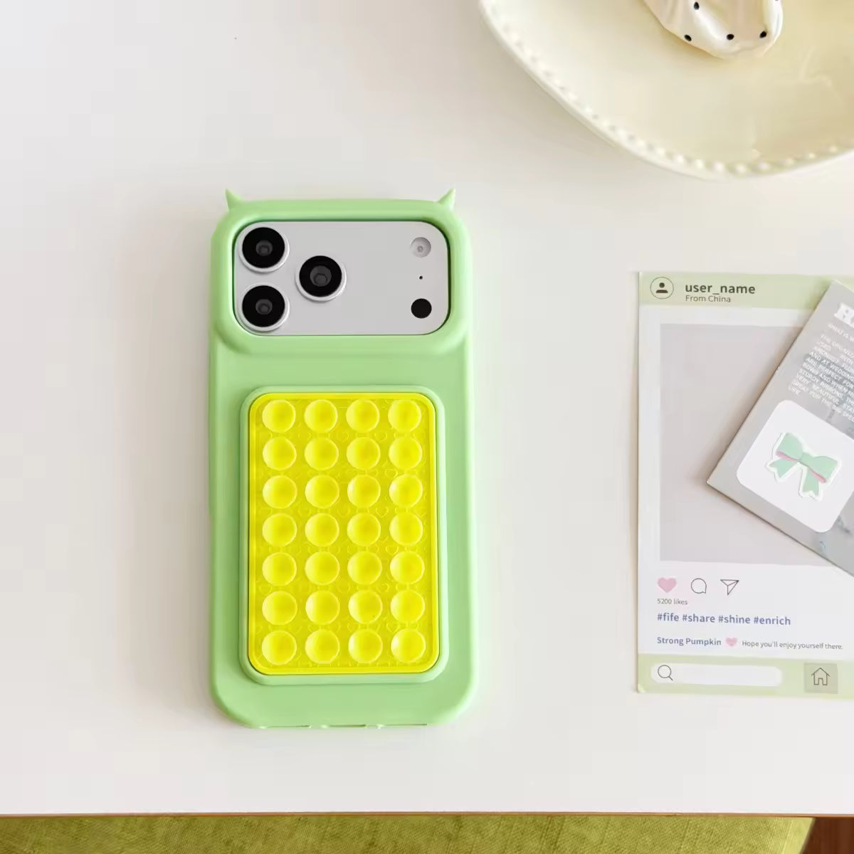 MiniHorn StickyPad Case For iPhone