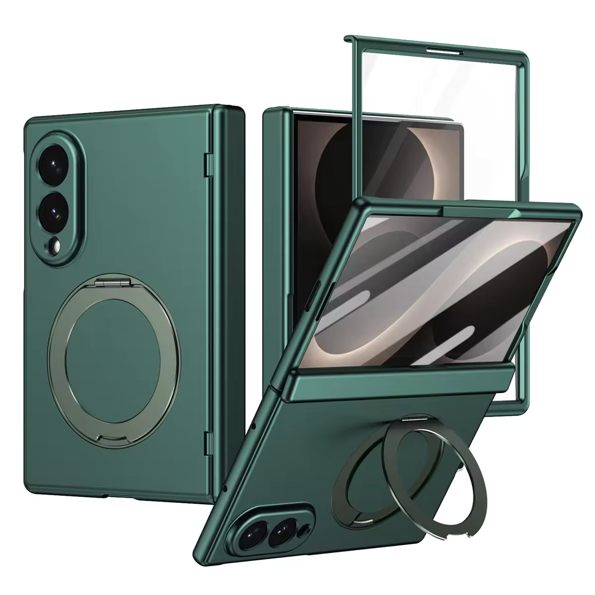 Color PC With Stand Case For iPhone