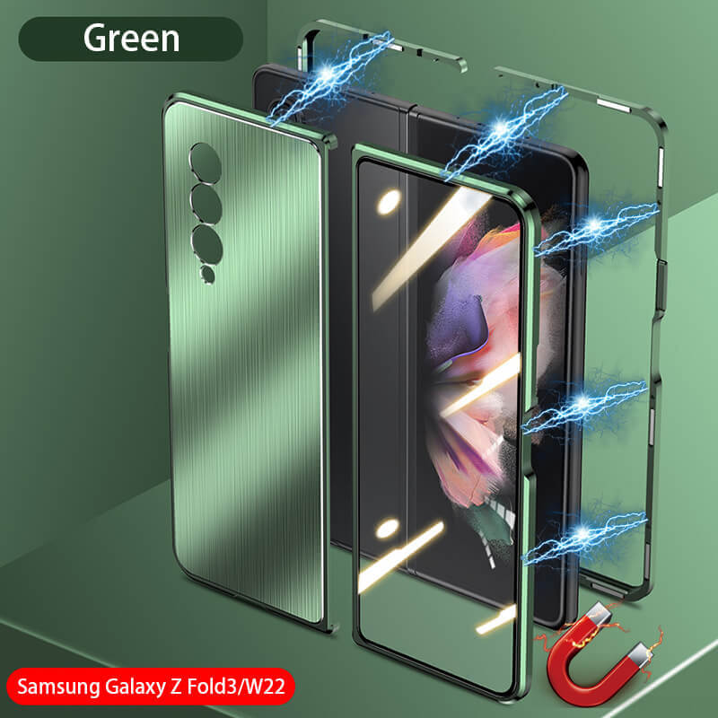 Brushed Metal Case For Samsung Fold