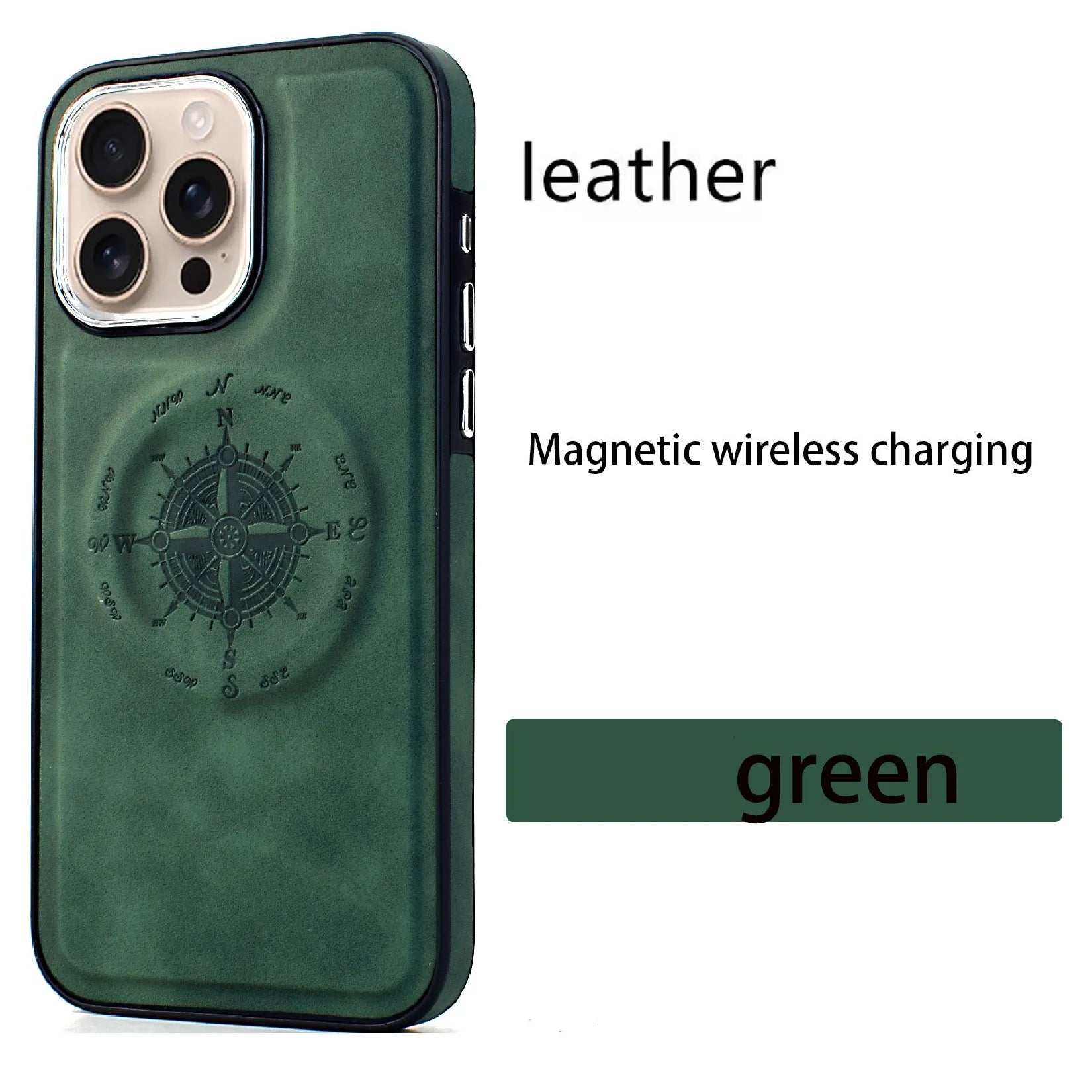 Nautical Compass Magnetic Case For iPhone