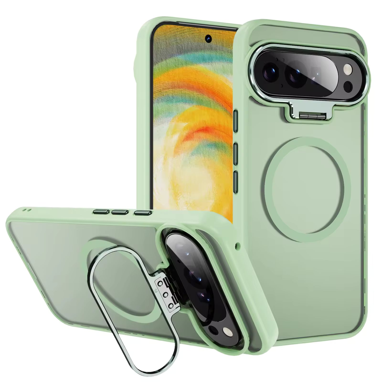 Metal LensStand Case For Google Pixel