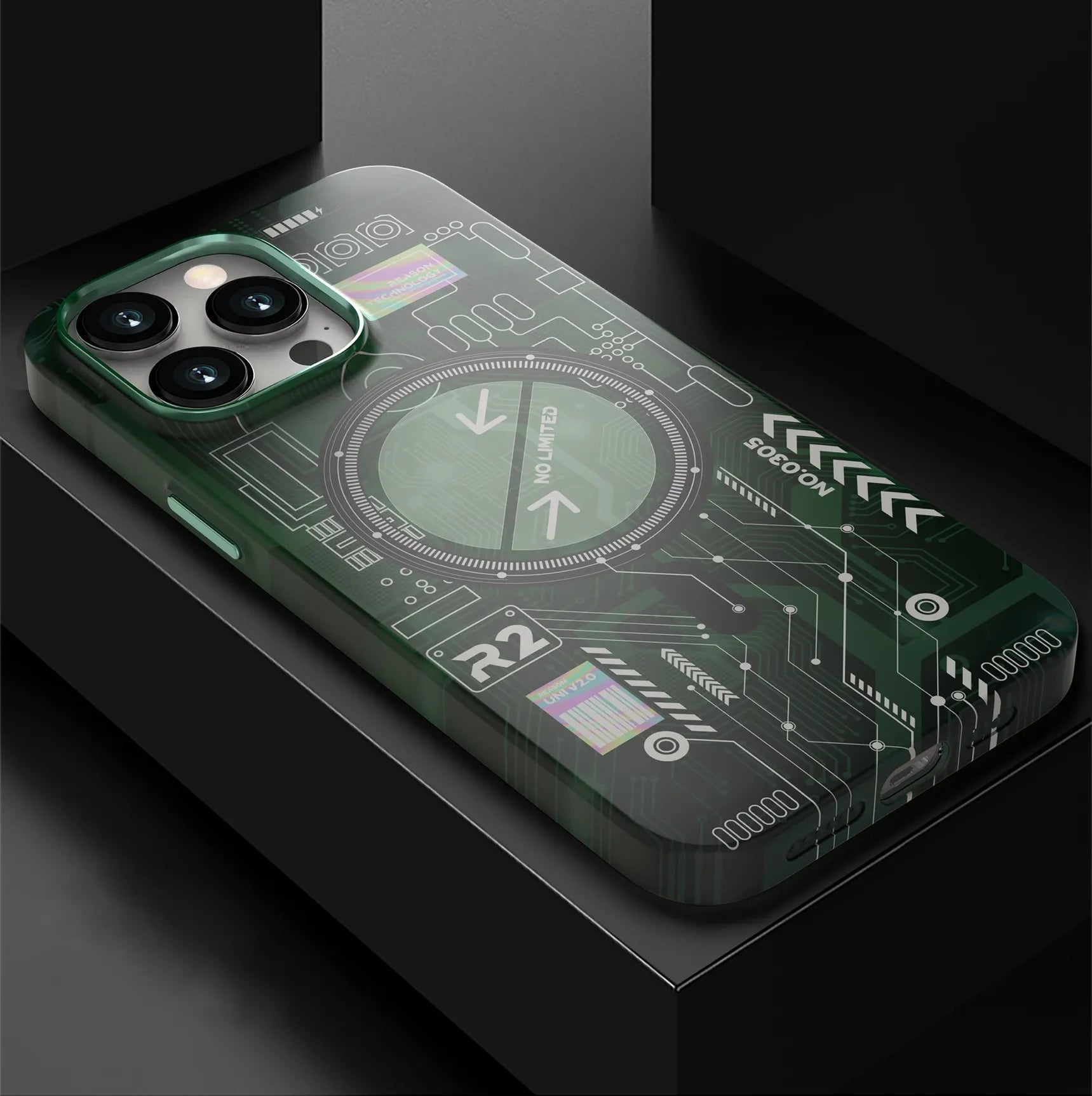 Cyber Luminous Magnetic Case For iPhone
