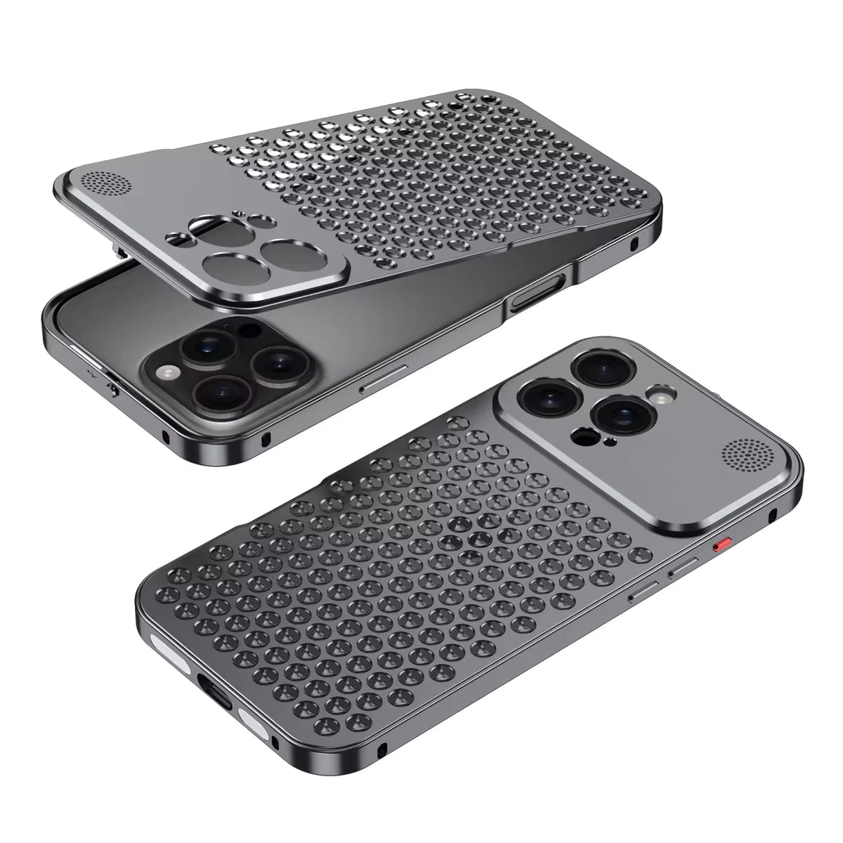 Pop-Up Aluminum Alloy Heat Dissipation Case for iPhone
