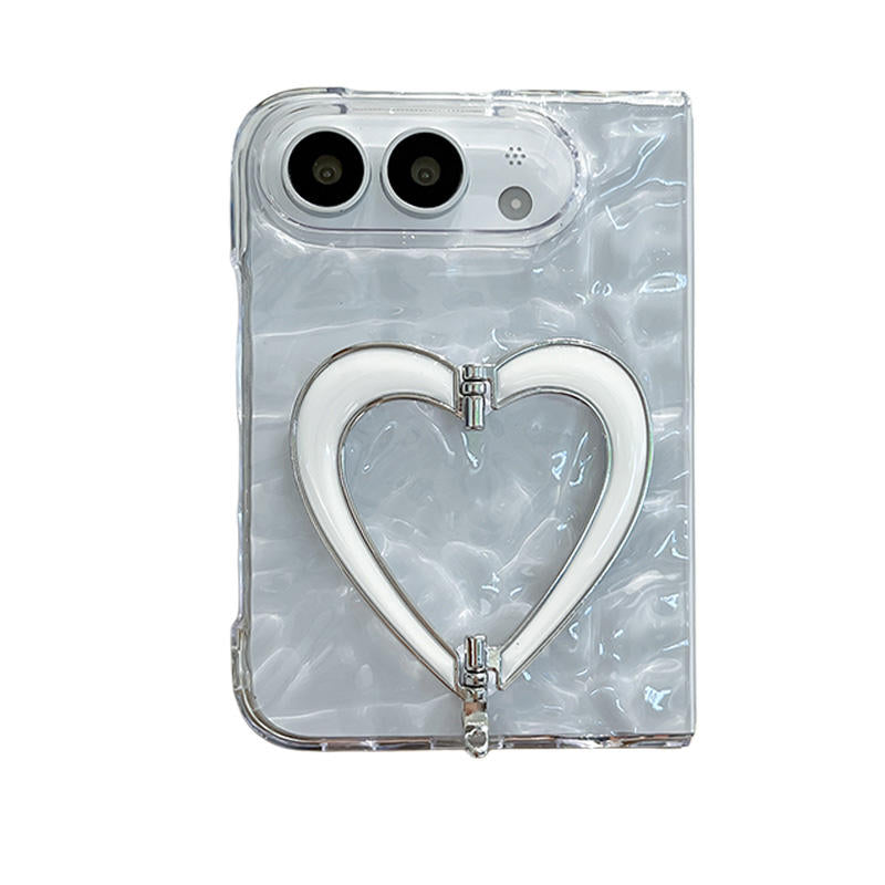 HeartShaped Folding Kickstand Case For iPhone Duo