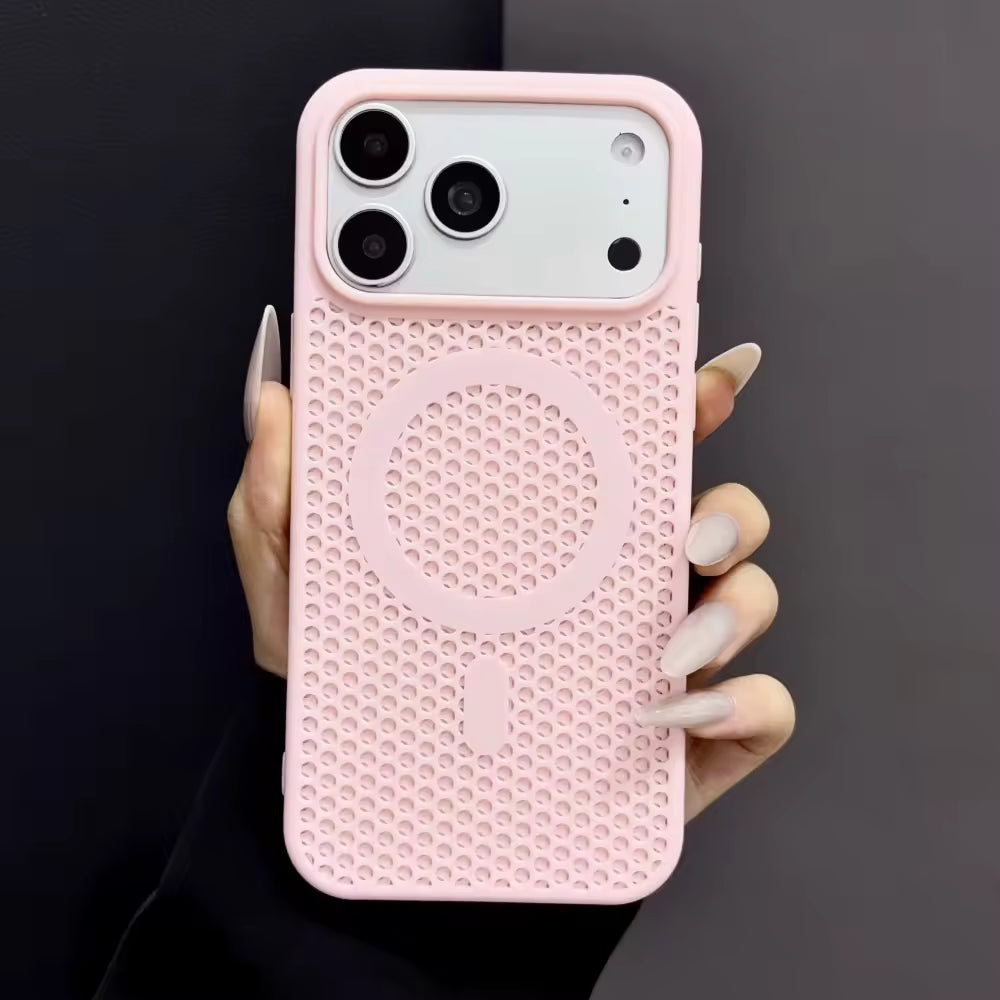 Perforated Magnetic Phone Case for iPhone