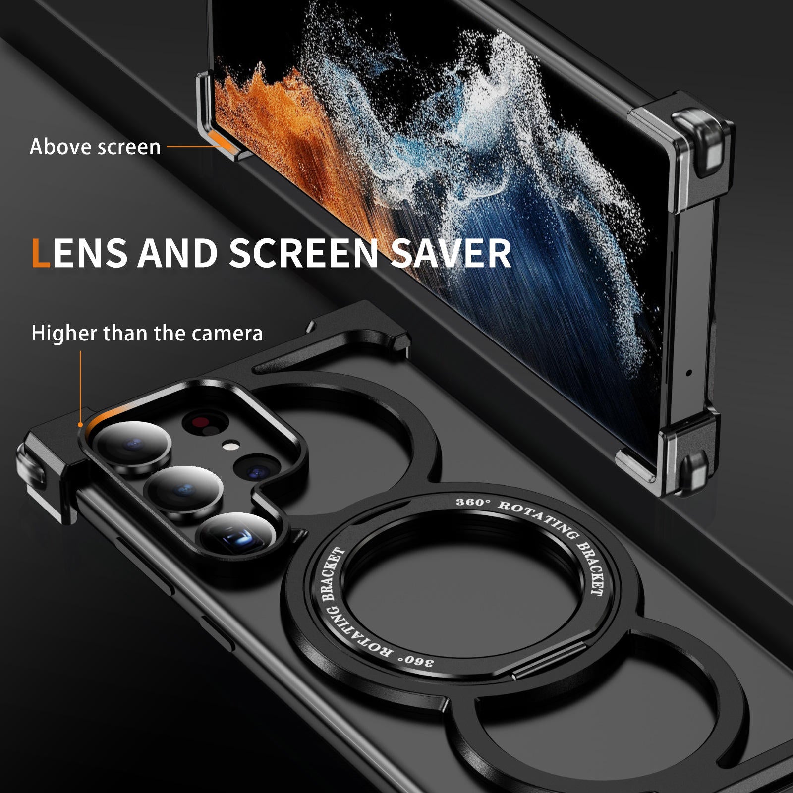TriRing Metal Case For Samsung