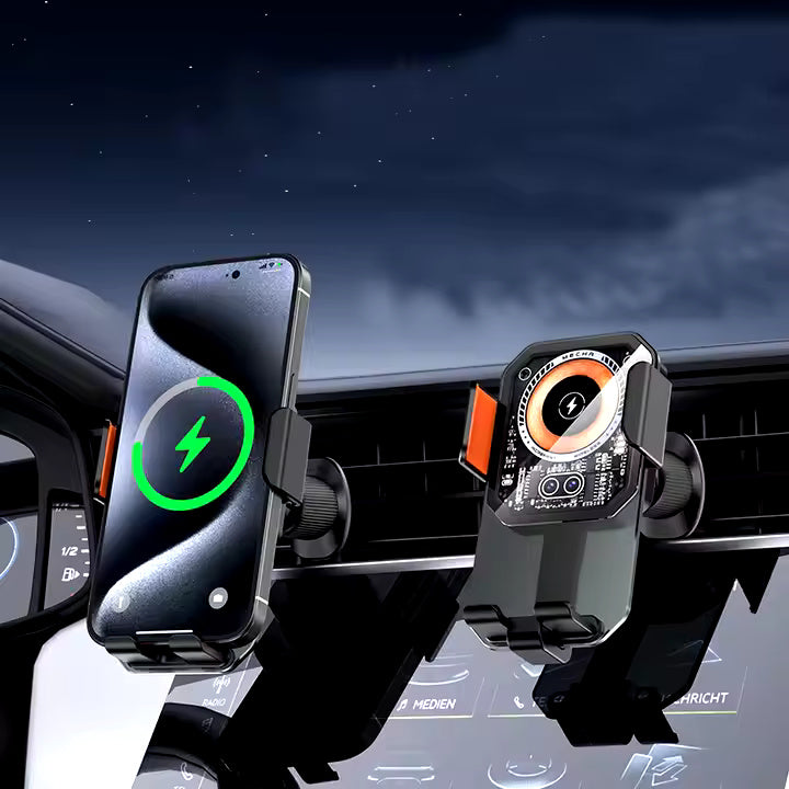 Mini OneTouch Multifunctional Phone Holder With Wireless Charging