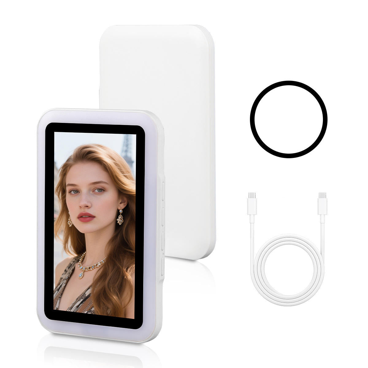 Light Vlog Selfie Monitor Screen for iPhone and Android ( with 4k 30 frame rate recording)