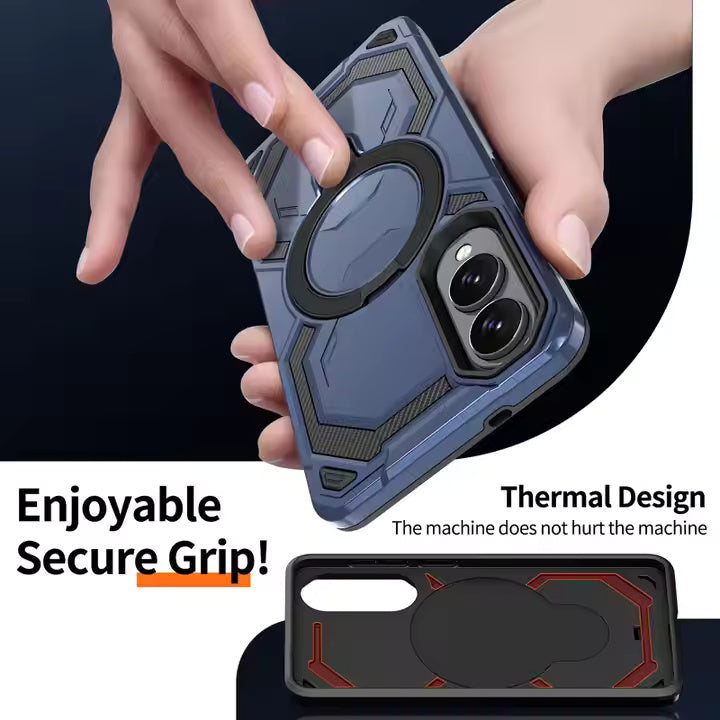 Armor Case With 360 Kickstand For Samsung Edge