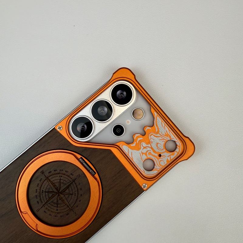 Compass WoodMetal Case For Samsung
