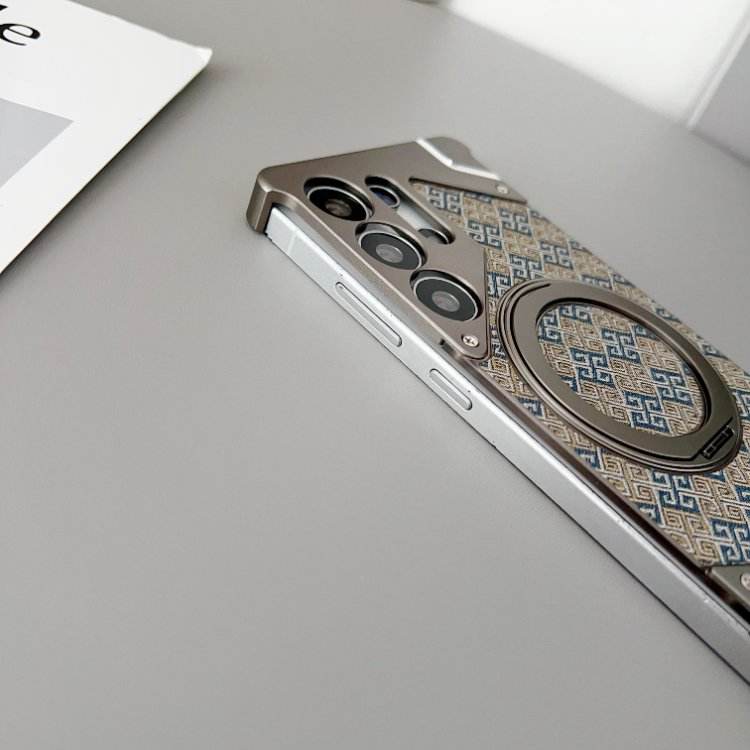 Geo Pattern Metal Case For Samsung