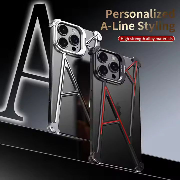 A-Line Metal Case For iPhone