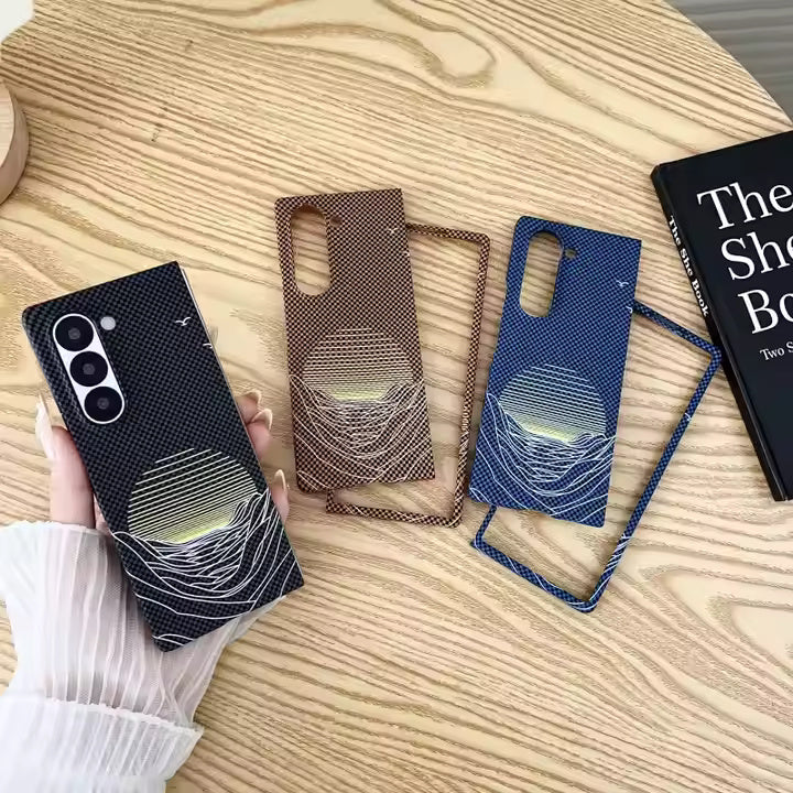 Carbon Sunset Case For Samsung Fold