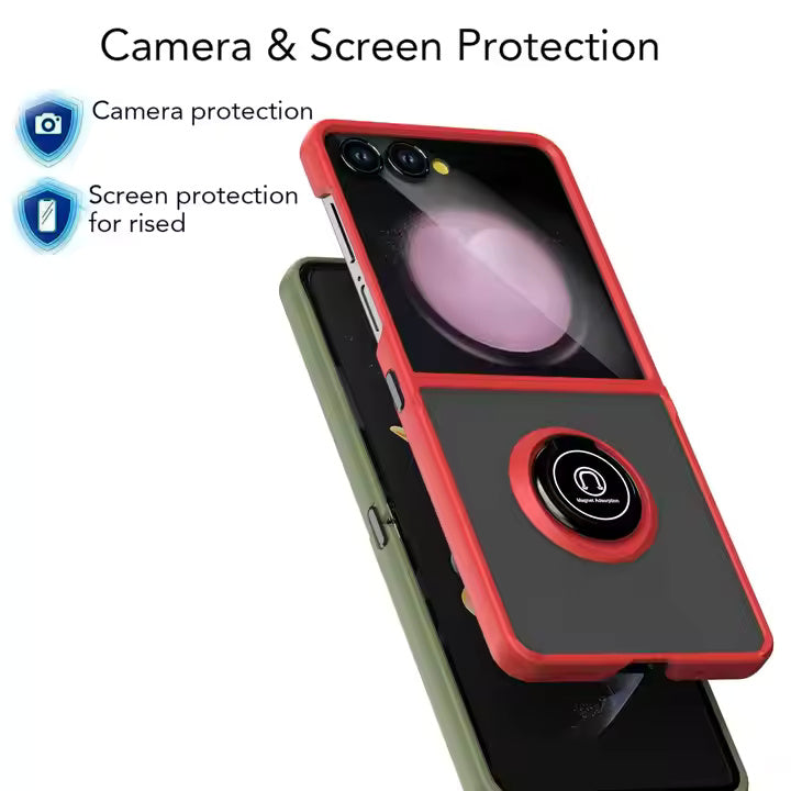 BuiltInMagnet Color Case For Samsung Flip