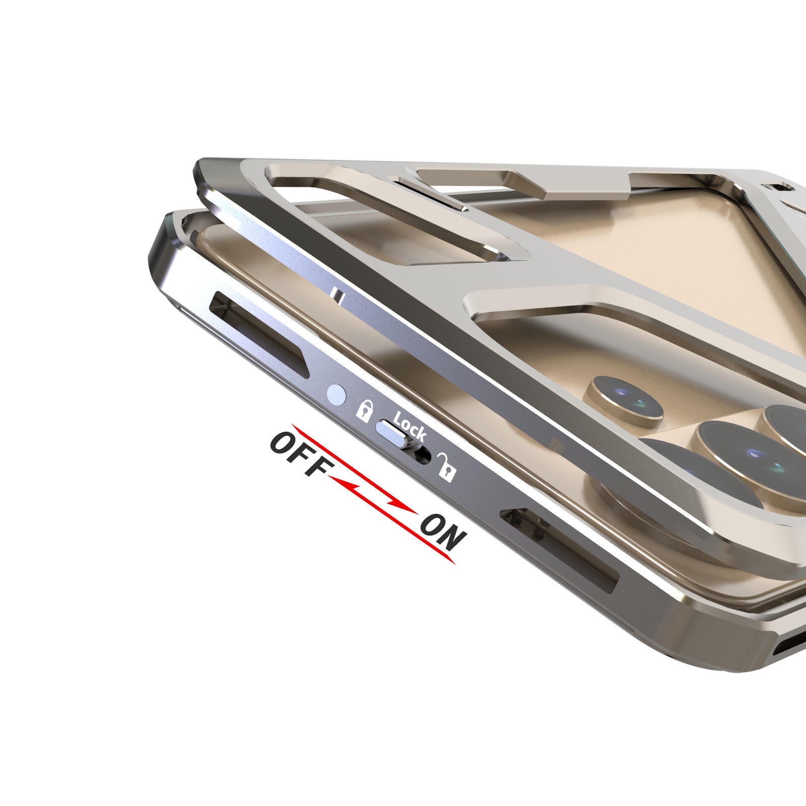 Titanium Alloy Armor Frame For Samsung