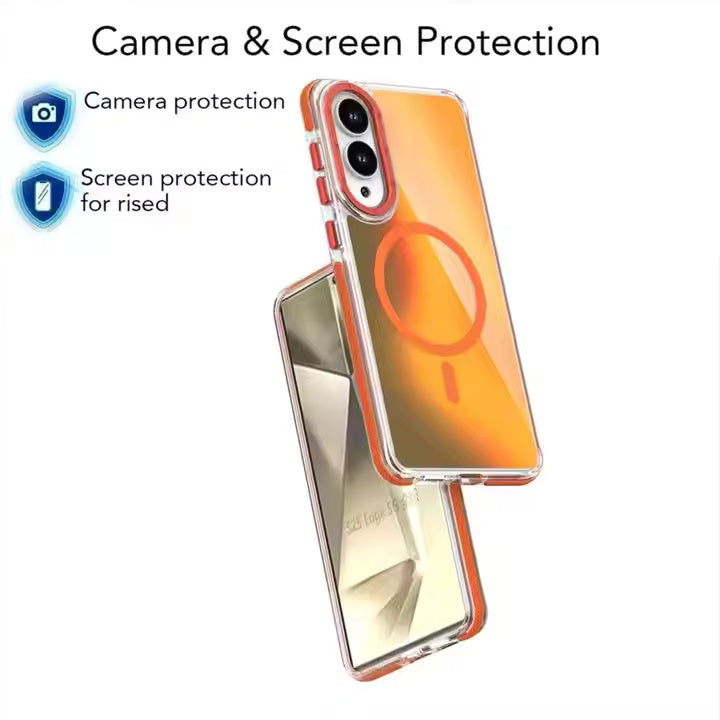 ColorBorder Transparent Case For Samsung Edge
