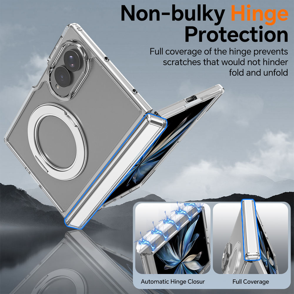 Clear KickStand Case For Samsung Fold