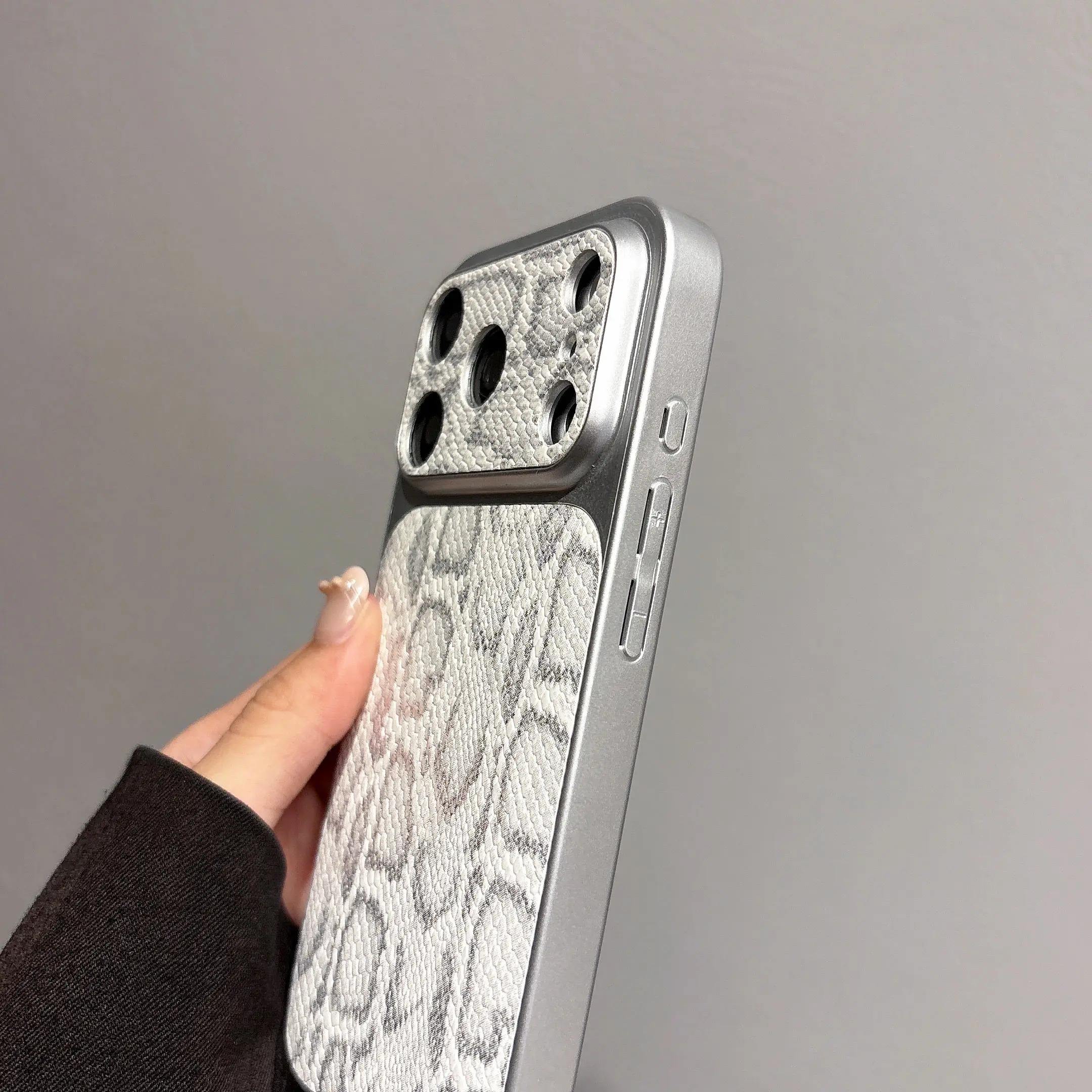 Premium Snake Texture Case For iPhone