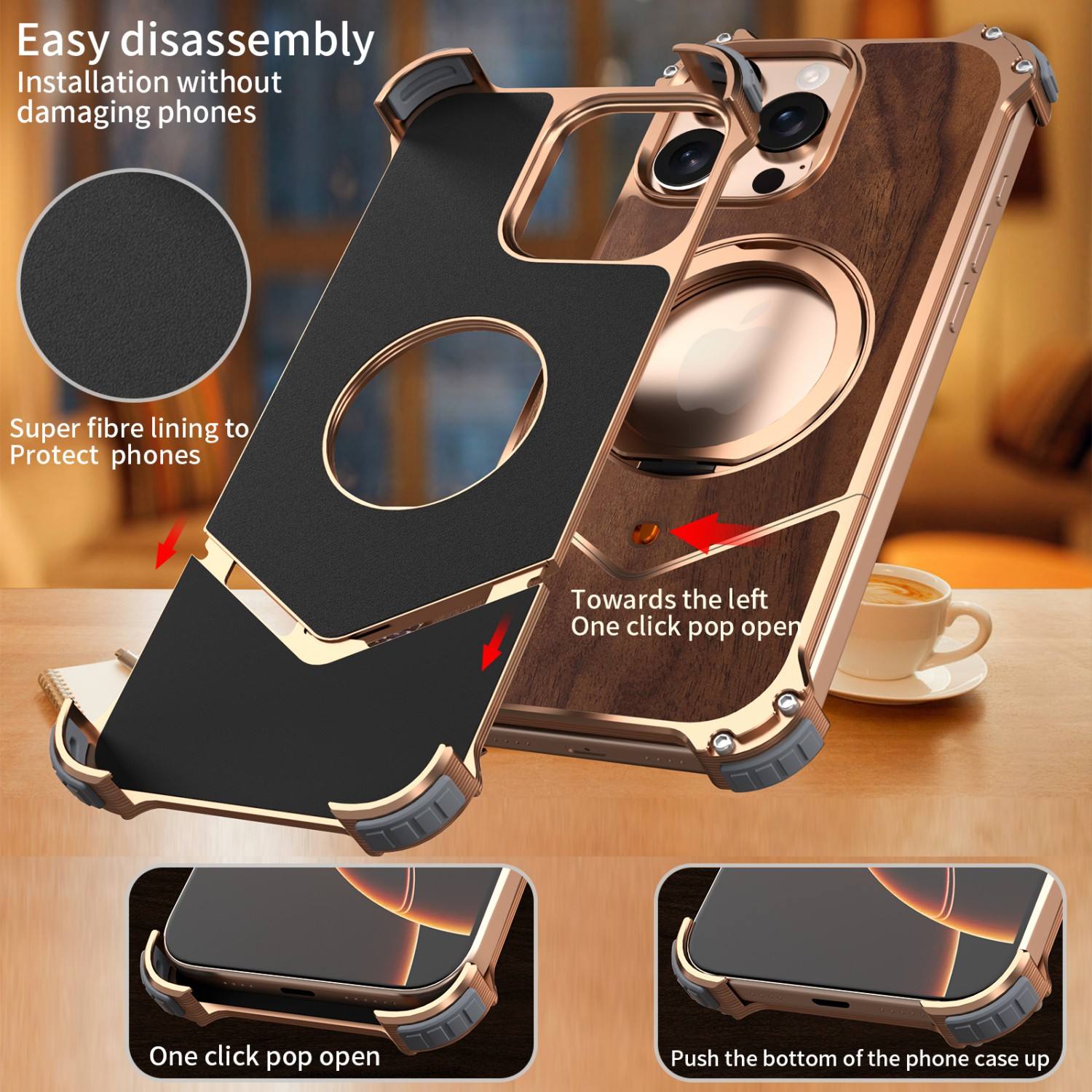POPopen Shockproof Case For iPhone