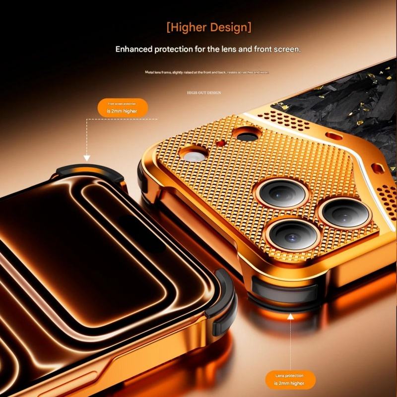 CarbonCore Metal Armor Case For iPhone