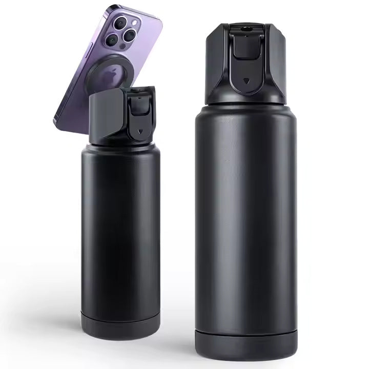 Magnetic Bottle with Phone Holder