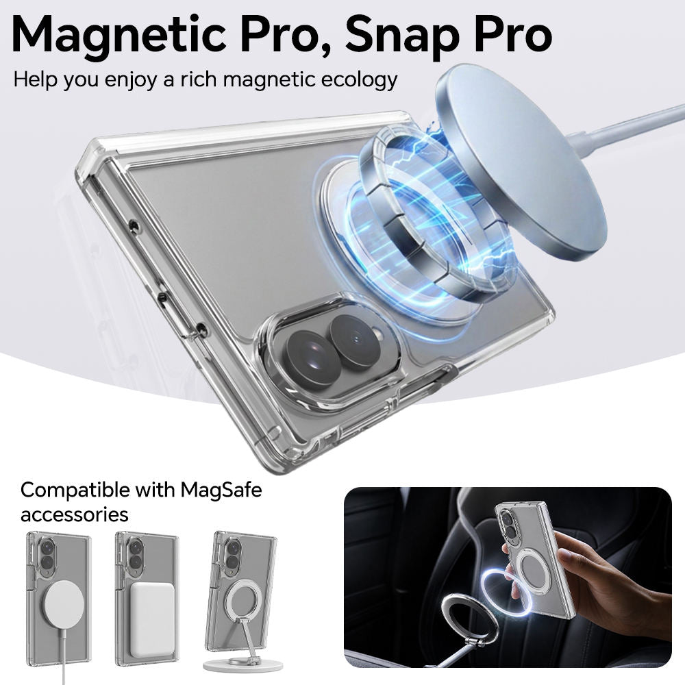 Clear KickStand Case For Samsung Fold