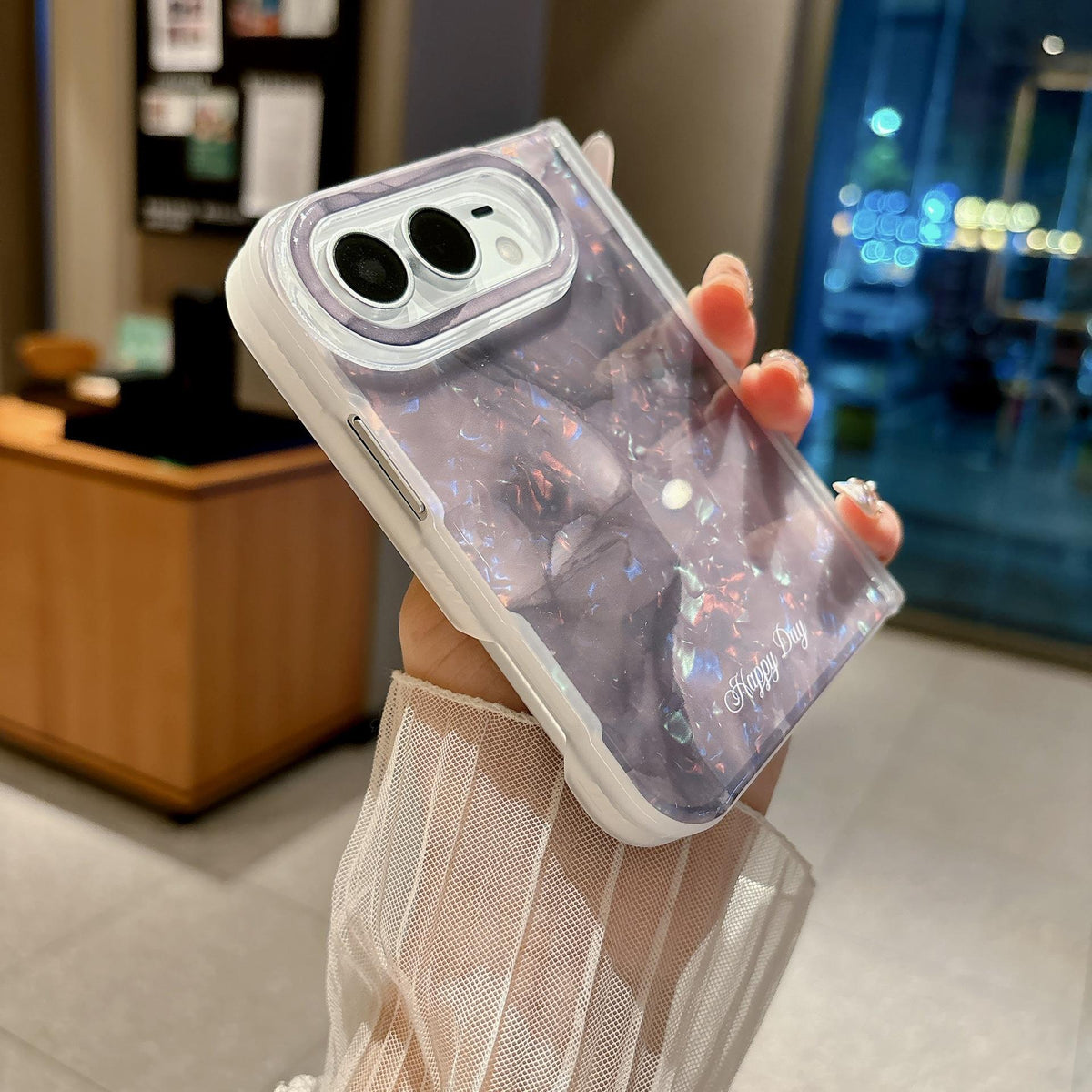WaterInk Pattern Case For iPhone Duo