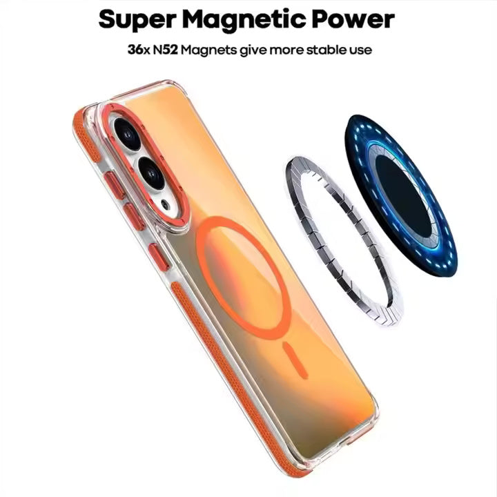 ColorBorder Transparent Case For Samsung Edge