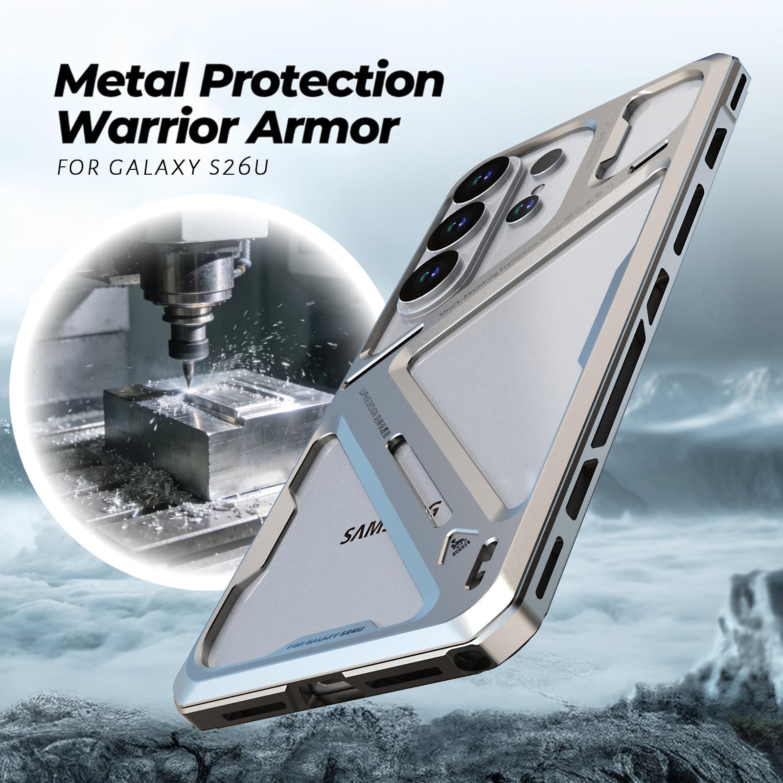 Titanium Alloy Armor Frame For Samsung