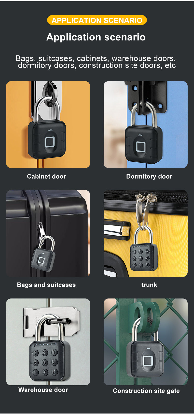 Smart Wifi Bluetooth Fingerprint Door Lock